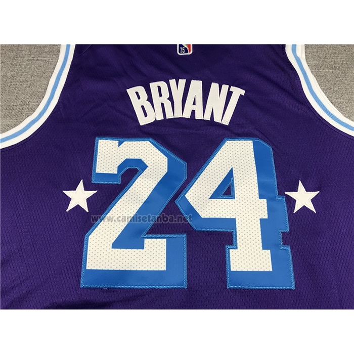 Camiseta Los Angeles Lakers Kobe Bryant #24 Ciudad Edition 2021-22 Violeta